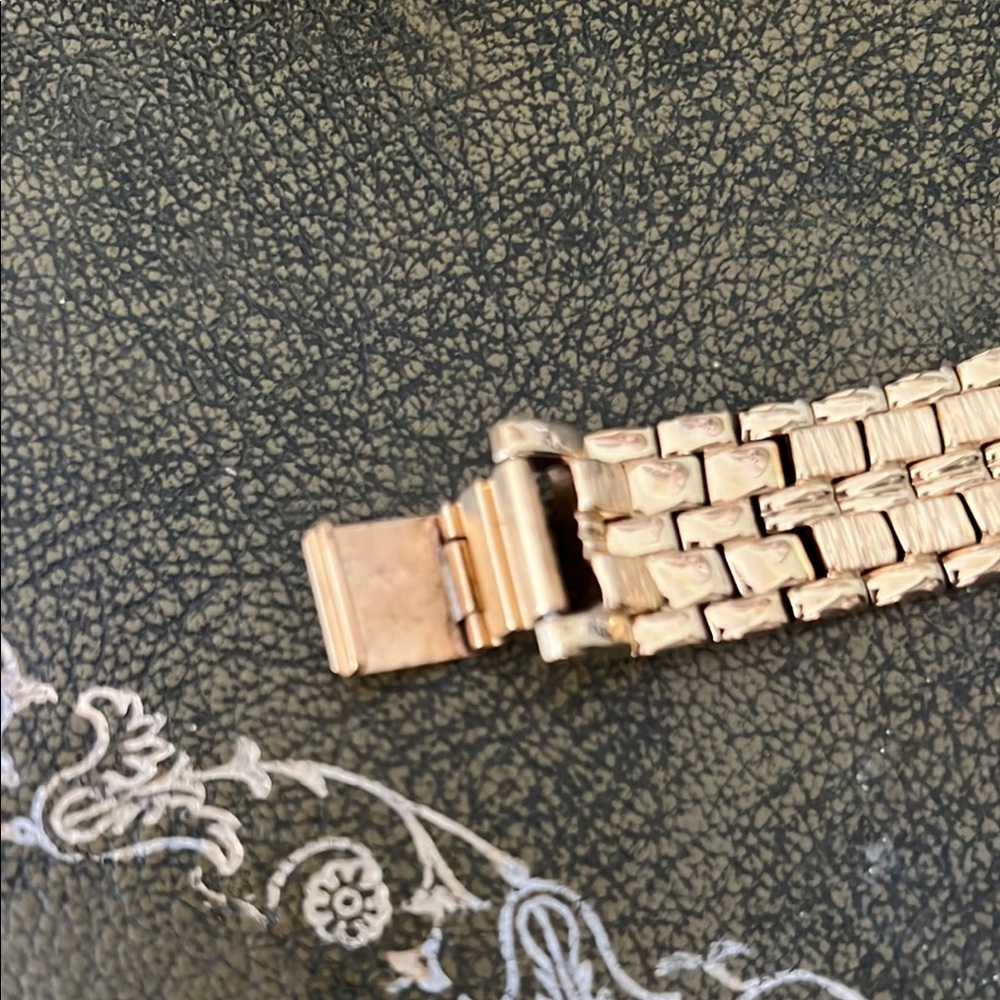 Bulova Gold-Tone Rectangular Watch - Picture 5 of 5